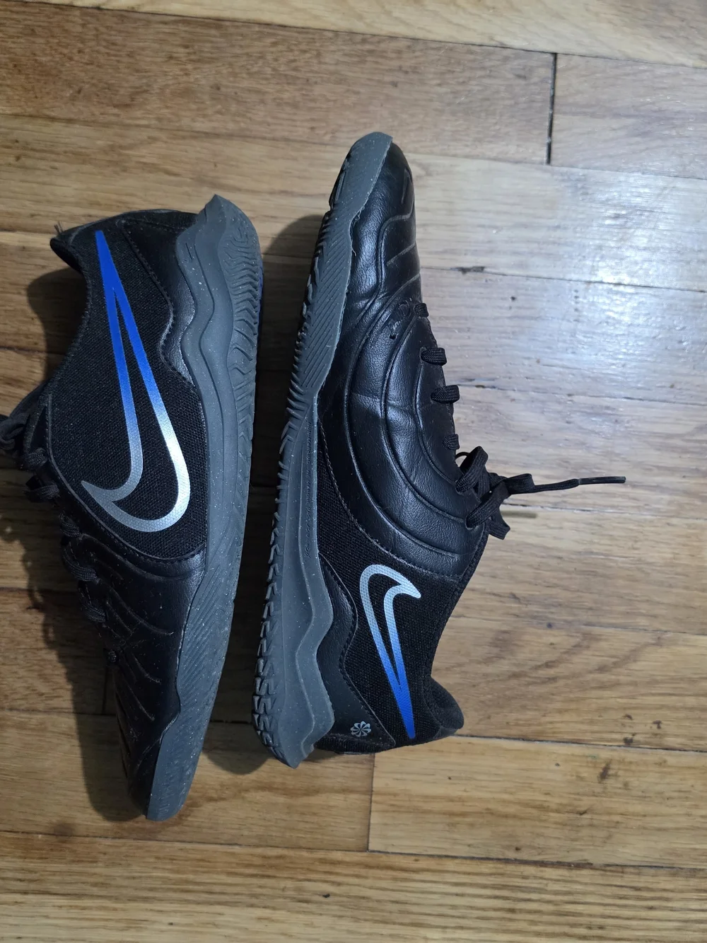 Black Boy's Soccer Nike Shoes